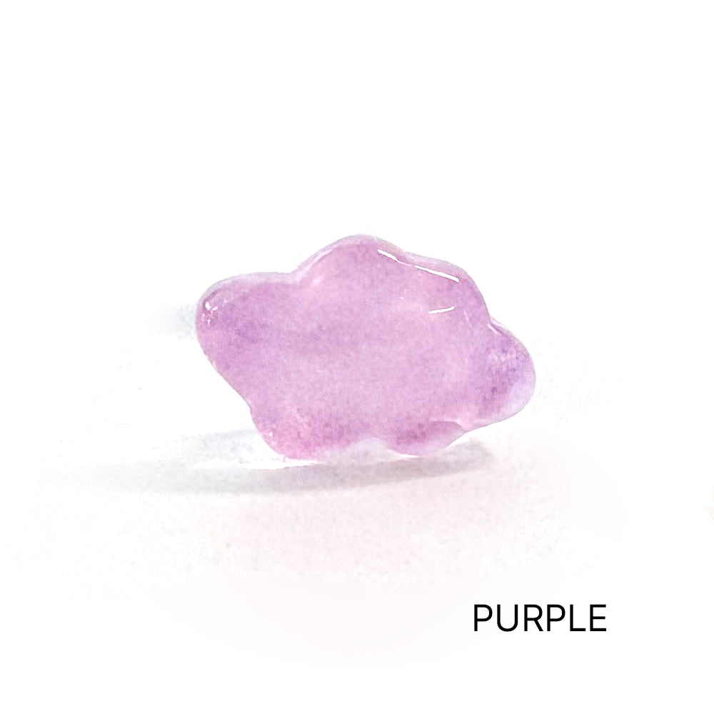 A5 313 アクリルパステル雲ピアス