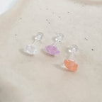 A5 313 アクリルパステル雲ピアス