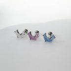 A3 078 [サージカルステンレス]　アクリル月ピアス