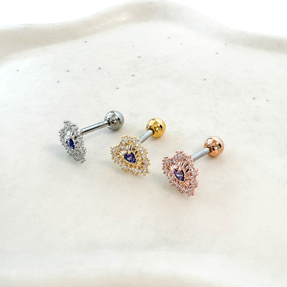 A5 288 ［サージカルステンレス］ロイヤルハートピアス