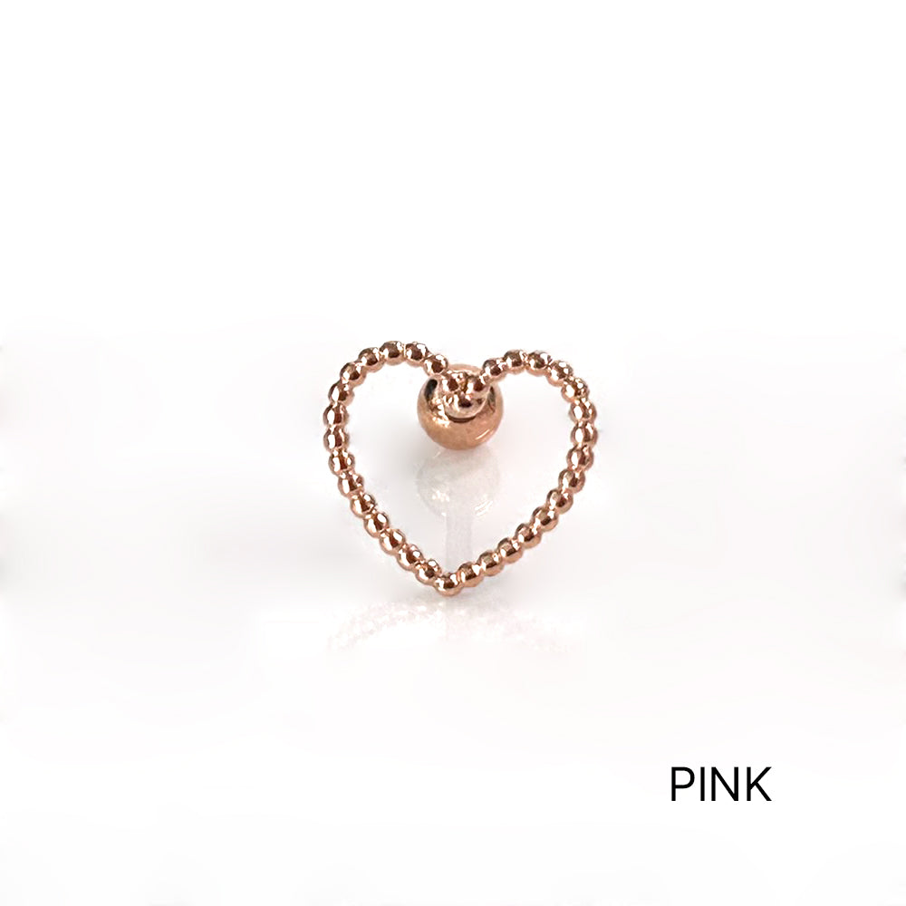 MP 130 ［サージカルステンレス］ドットハートピアス