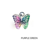 A5 175 ［サージカルステンレス］アクリル蝶々グラデーションピアス