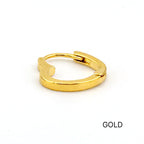 MA 102 ［サージカルステンレス］ワンタッチハートイヤリング