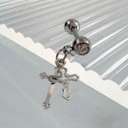 A4 115 ［サージカルステンレス］十字架ピアス