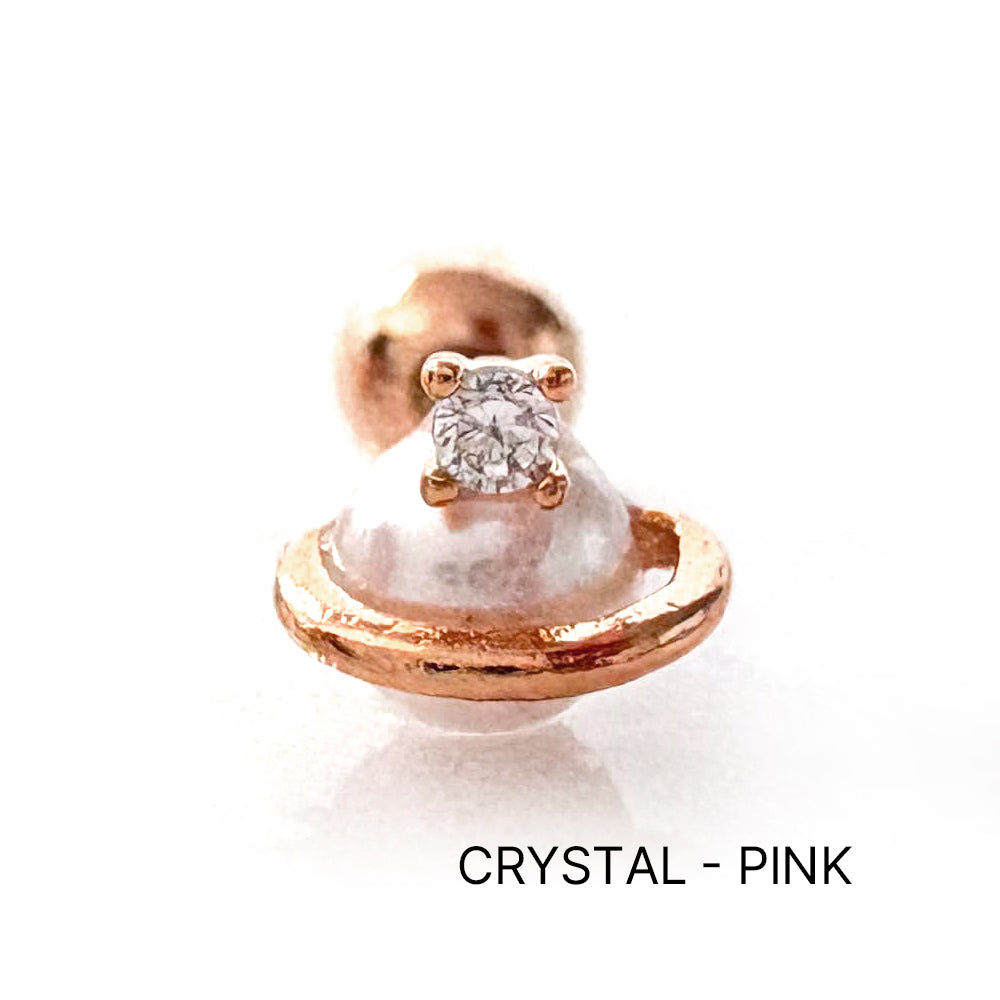 A8 279 ［サージカルステンレス］土星ピアス