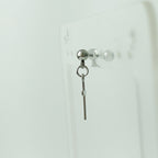 YES 036 ［サージカルステンレス］バーベル十字架ピアス