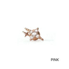 MN 177 ［サージカルステンレス］星×天の川ピアス