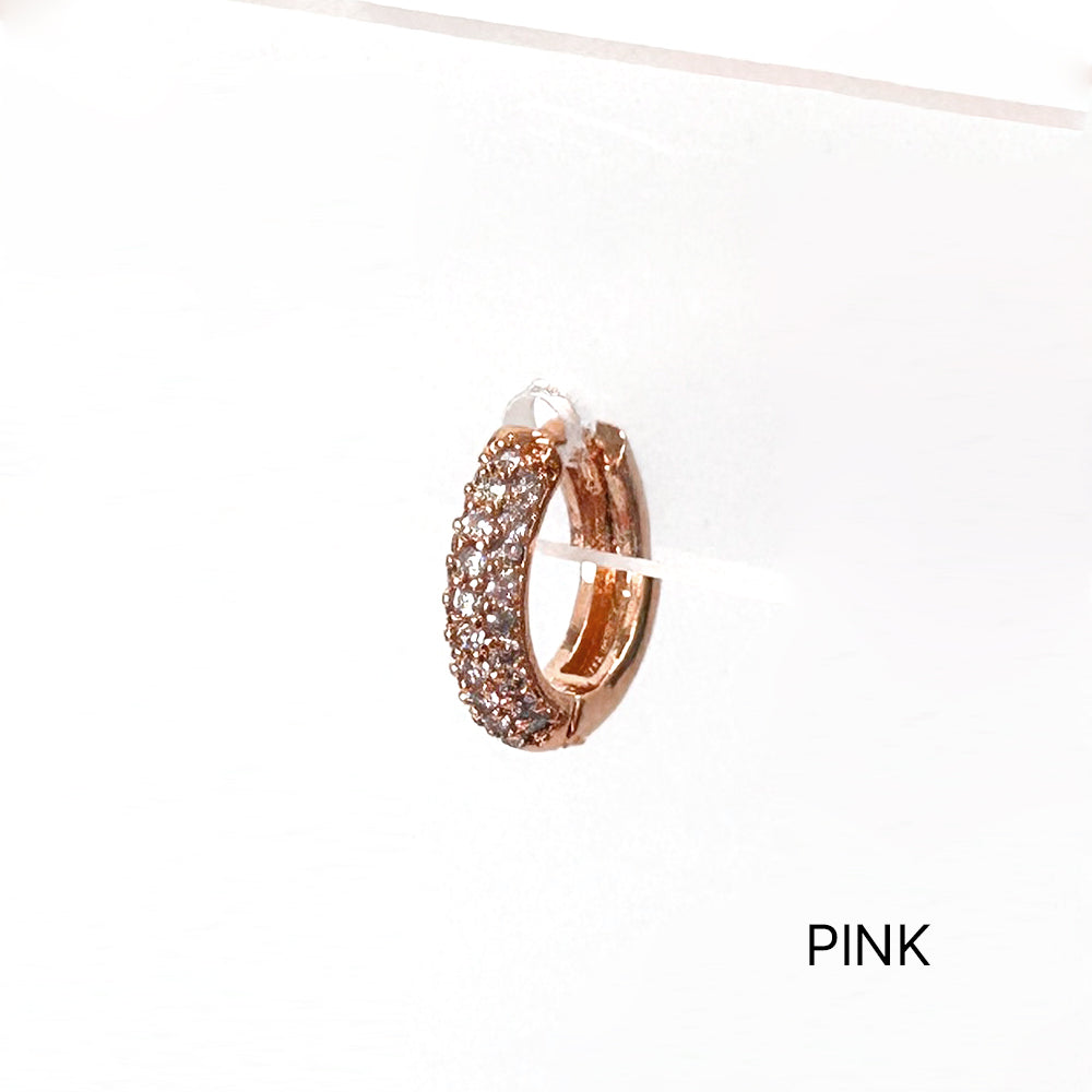 MP 127 [サージカルステンレス]　キュービックワンタッチリングピアス