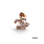 MN166 ［サージカルステンレス］ストーンピアス