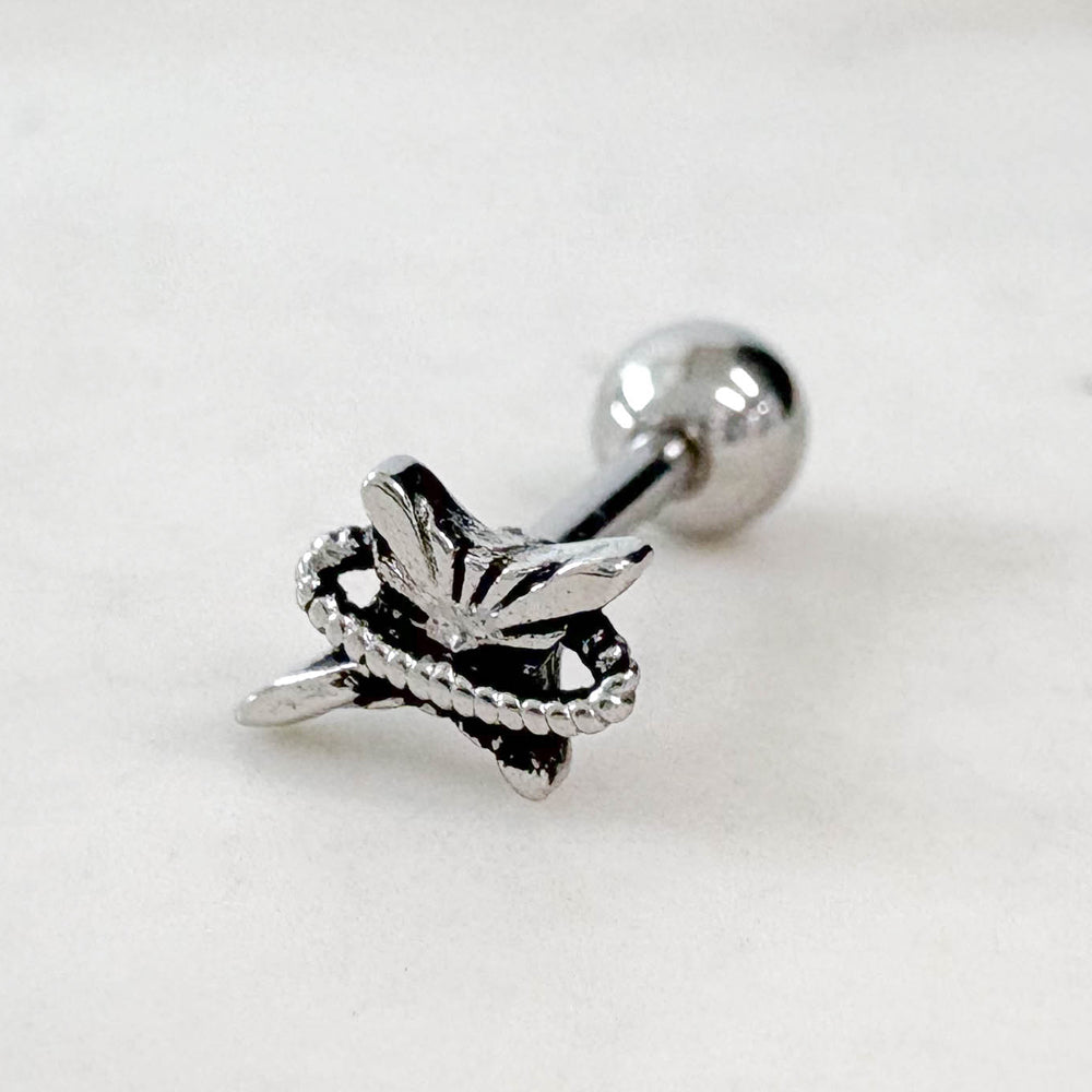 MV 067 ［サージカルステンレス］アンティーク星天の川ピアス