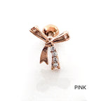 A5 298 ［サージカルステンレス］リボンピアス