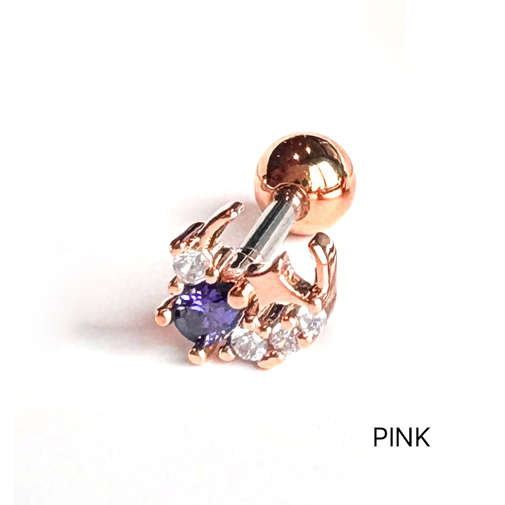 MP 159 ［サージカルステンレス］キュービックピアス