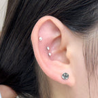 B3 002 ［サージカルステンレス］シンプルスマイルピアス