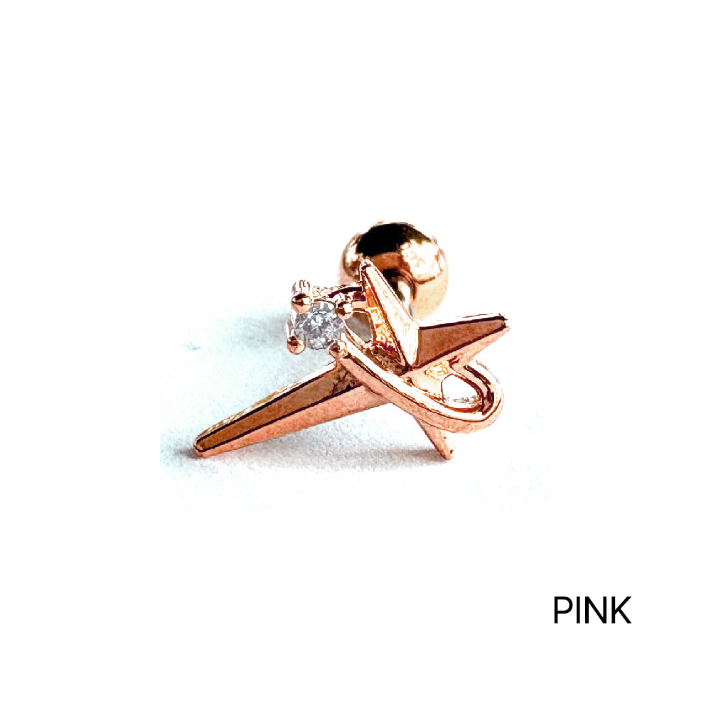 MJ 073 ［サージカルステンレス］天の川の星ピアス