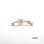 A10 034 ［サージカルステンレス］フラワーラインピアス