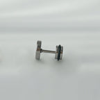 YES 003 ［サージカルステンレス］スマイルバーベルピアス