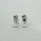 A2 184 ［サージカルステンレス］ストーン太陽ピアス