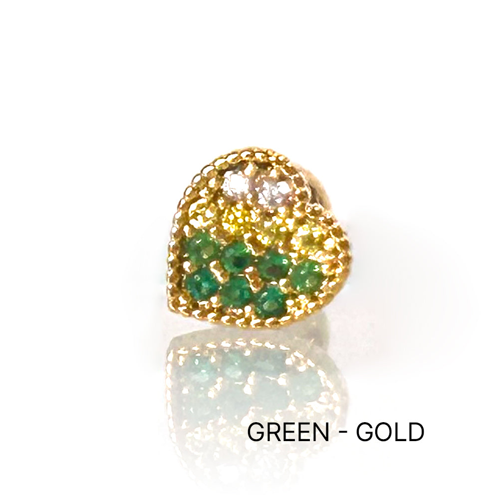 MN 178 ［サージカルステンレス］ストーンハートピアス