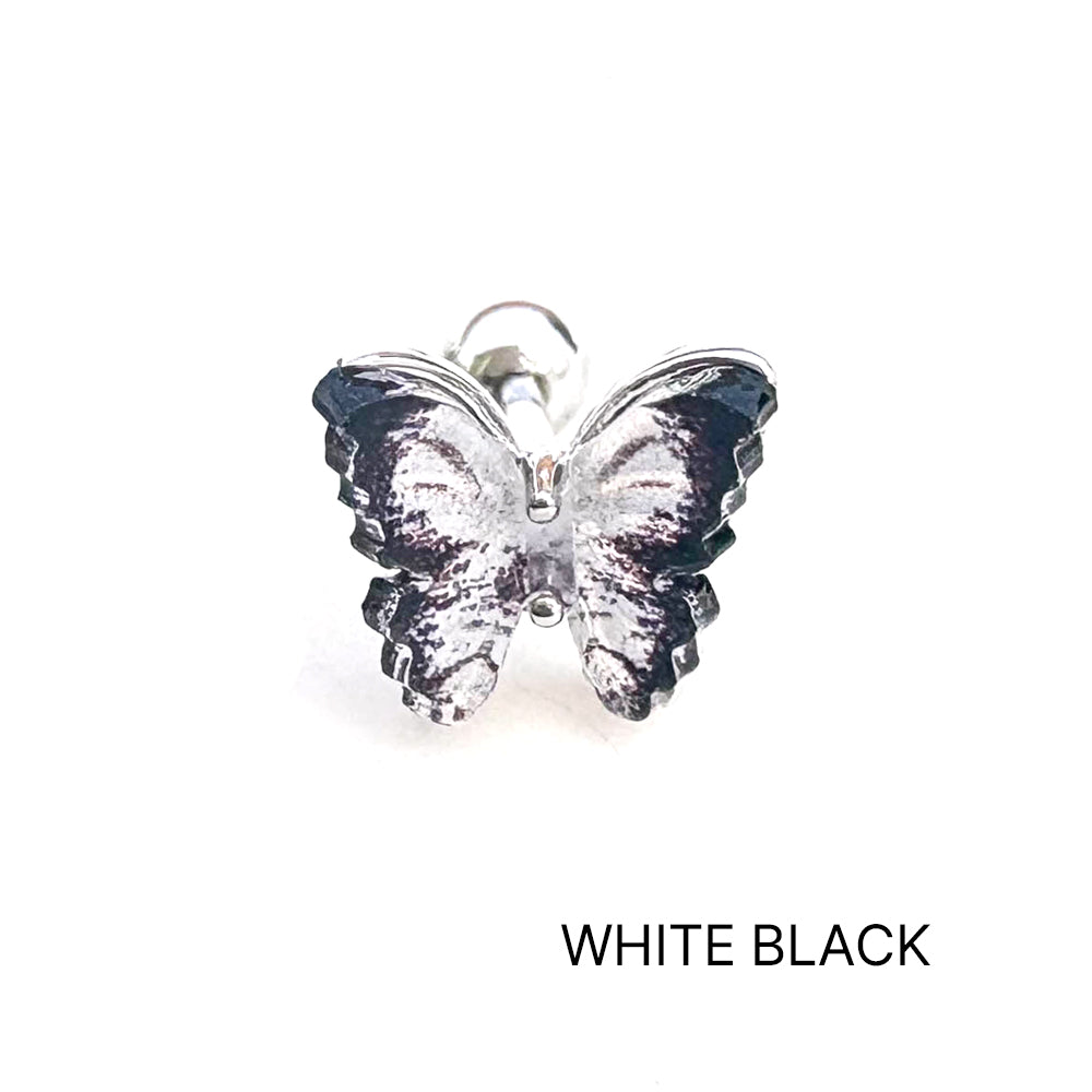 A5 175 ［サージカルステンレス］アクリル蝶々グラデーションピアス