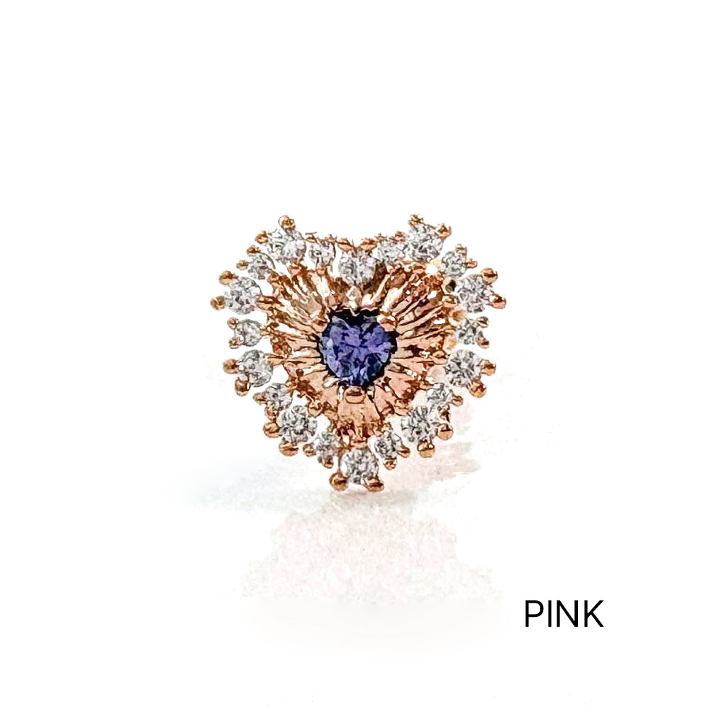 A5 288 ［サージカルステンレス］ロイヤルハートピアス