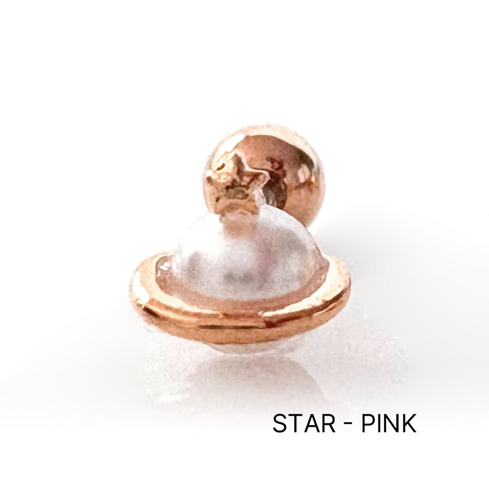 A8 279 ［サージカルステンレス］土星ピアス