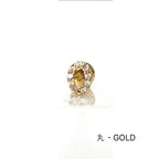 MP 138 ［サージカルステンレス］三角，丸，四角，水滴ストーンピアス