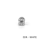 MP 138 ［サージカルステンレス］三角，丸，四角，水滴ストーンピアス