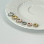 MP 127 [サージカルステンレス]　キュービックワンタッチリングピアス