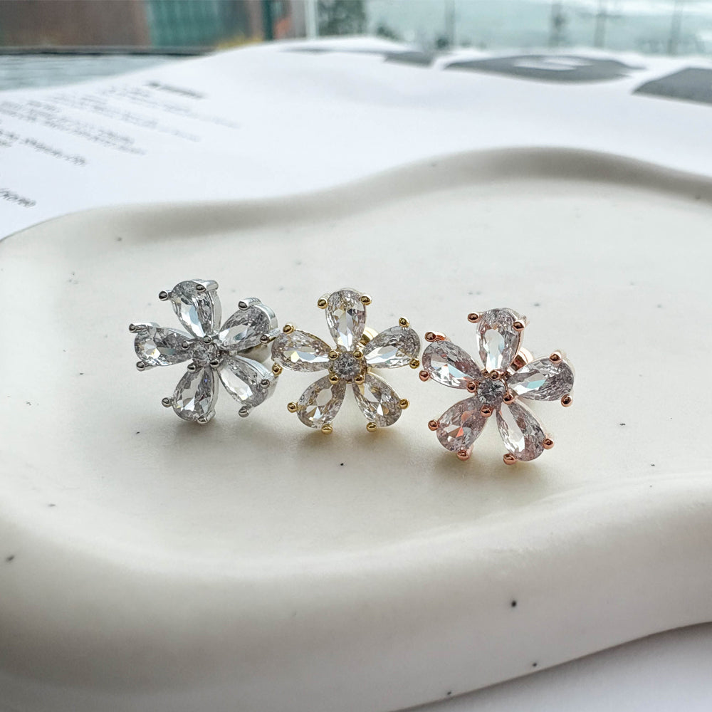 MN 063 ［サージカルステンレス］花ピアス