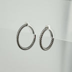 STS 017 ［サージカルステンレス］ツイストリングピアス