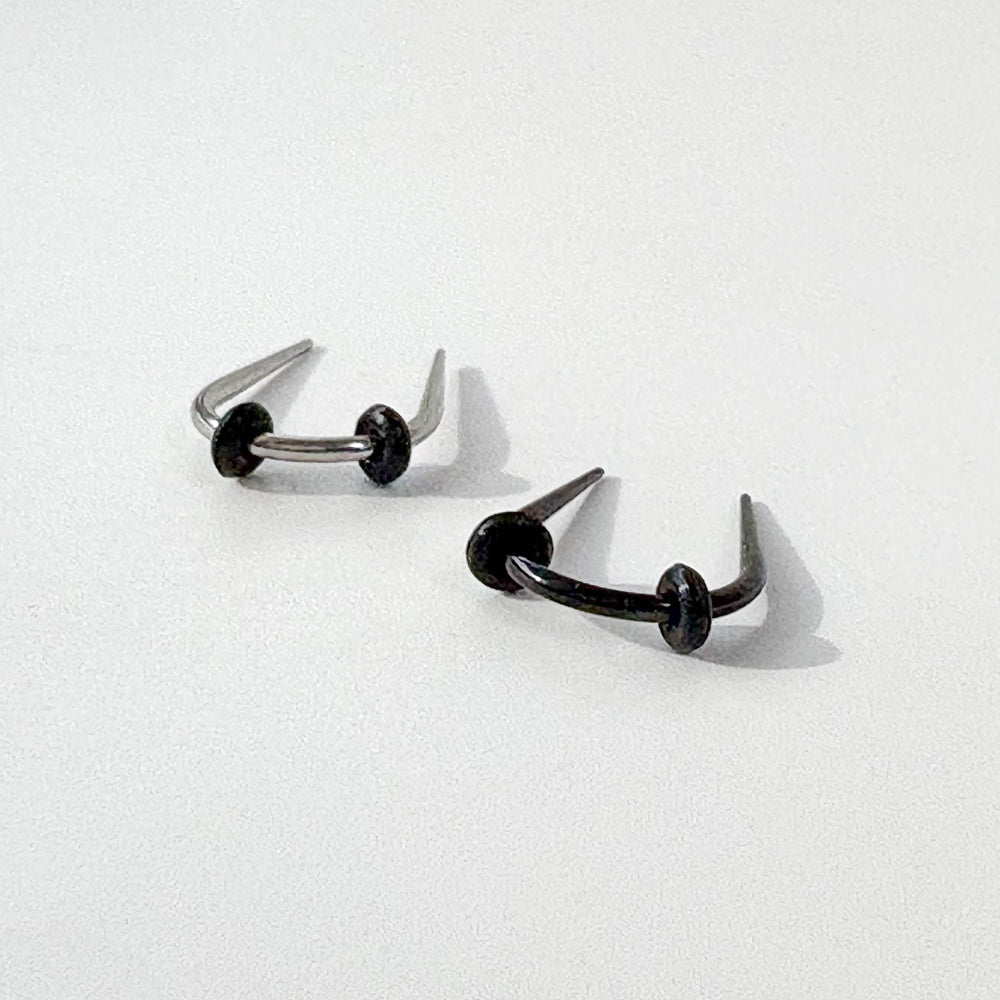 A2 239 ［サージカルステンレス］Uカーブニードルピアス　