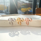 A5 243 ［サージカルステンレス］リボンピアス