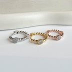 MP 135 ［サージカルステンレス］キュービックワンタッチリングピアス