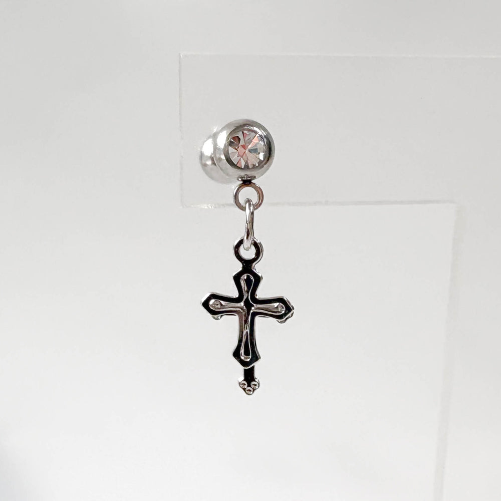 A4 115 ［サージカルステンレス］十字架ピアス