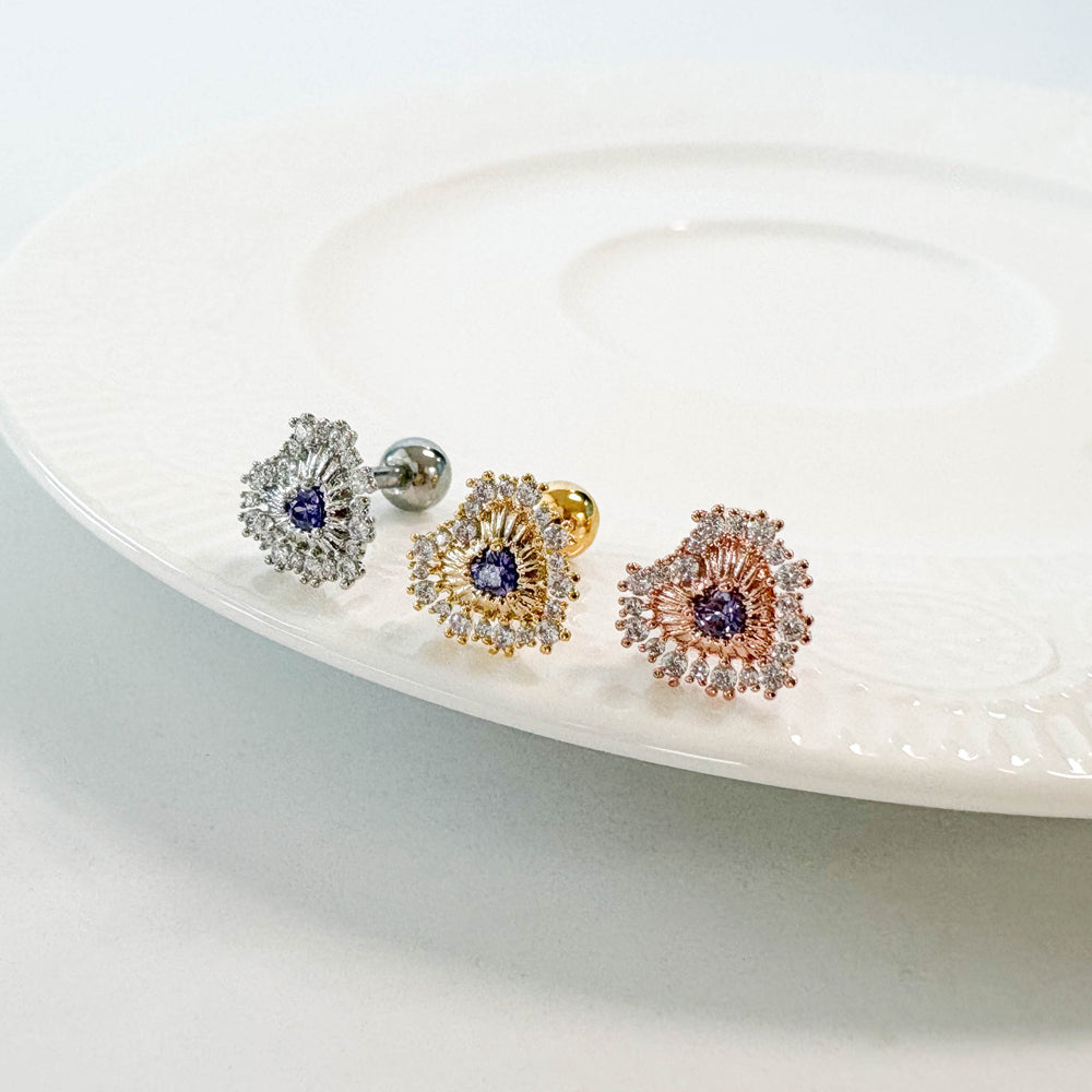 A5 288 ［サージカルステンレス］ロイヤルハートピアス