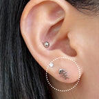 MN 151 ［サージカルステンレス］魚の骨ピアス