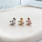 MN166 ［サージカルステンレス］ストーンピアス