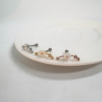 A10 034 ［サージカルステンレス］フラワーラインピアス