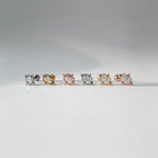 A5 067 ［サージカルステンレス］楕円形ストーンピアス