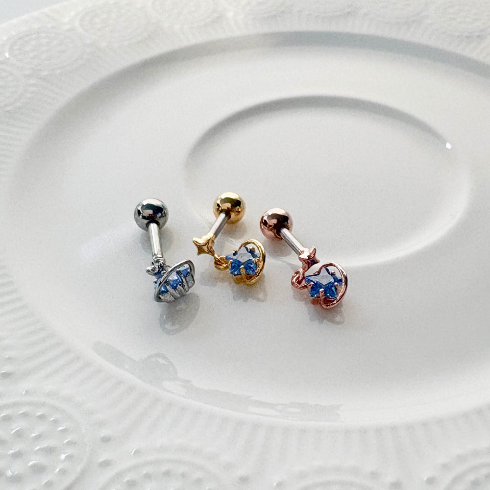 A8 294 ［サージカルステンレス］星ピアス