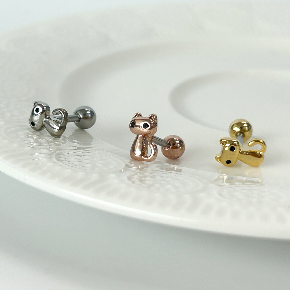 MN 150 ［サージカルステンレス］猫ピアス