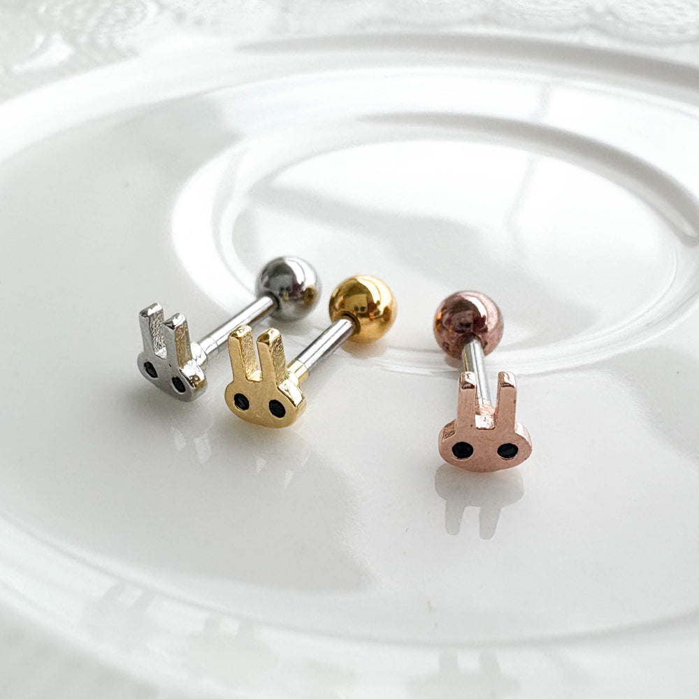 MN 144 ［サージカルステンレス］うさぎピアス