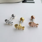 MN 151 ［サージカルステンレス］魚の骨ピアス