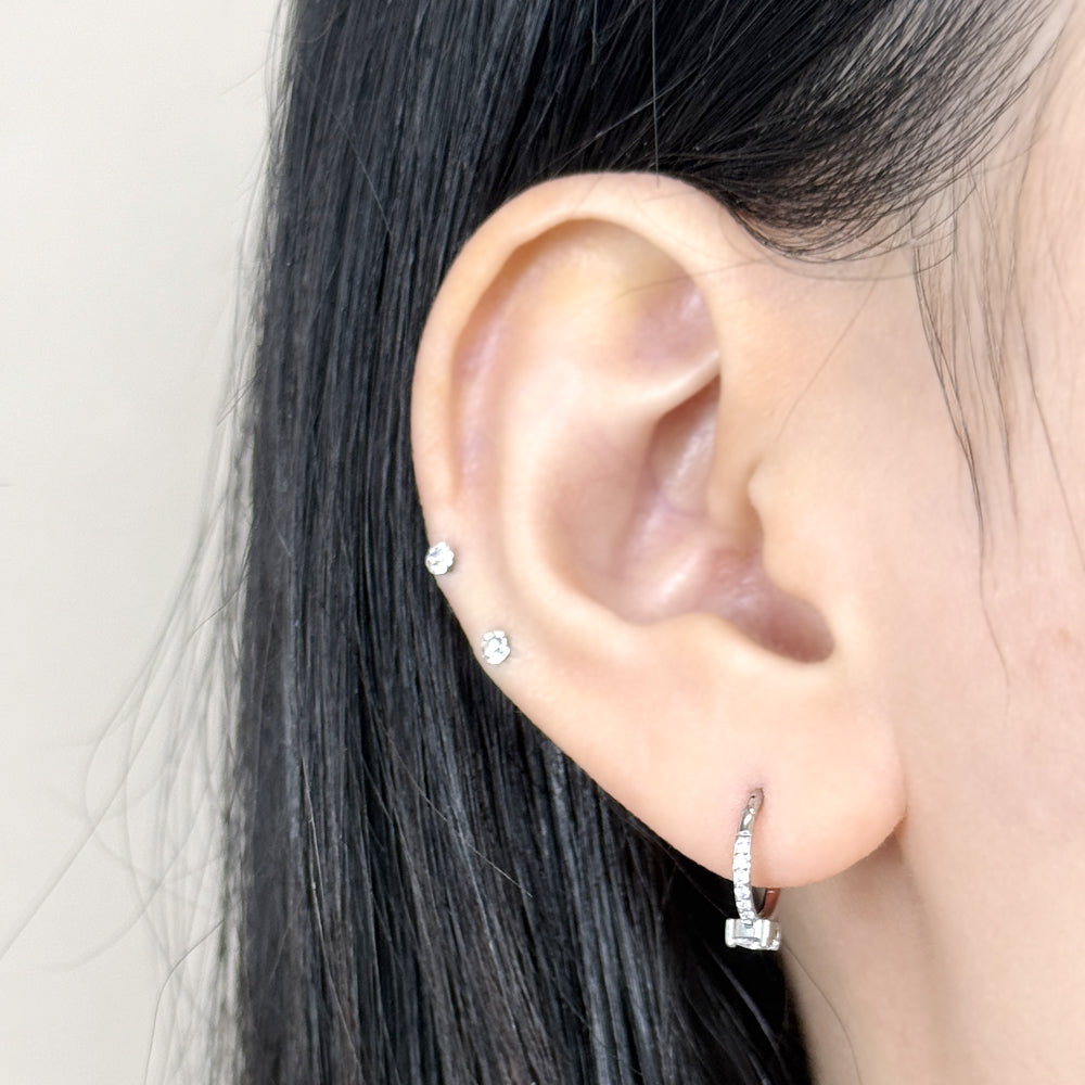 STS 105 ［サージカルステンレス］ストーン指輪ピアス