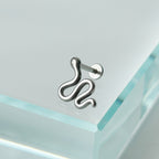 YLR 019 ［サージカルステンレス］ヘビラブレットピアス