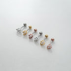 A8 279 ［サージカルステンレス］土星ピアス