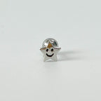 MV 018 [サージカルステンレス ] ミニスマイル星ピアス