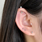 B3 015 ［サージカルステンレス］スターライトピアス