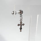 A4 115 ［サージカルステンレス］十字架ピアス