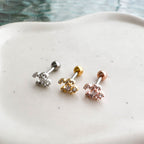 MN166 ［サージカルステンレス］ストーンピアス